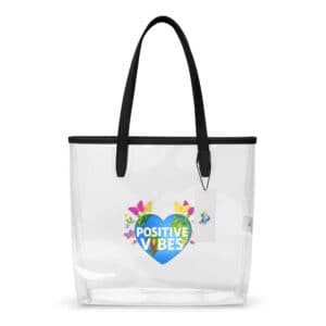 Clear tote bag