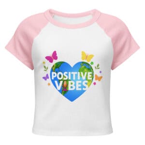 Women’s micro rib raglan baby tee